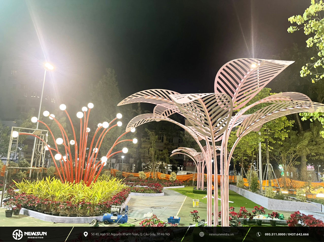 TRANG TRÍ DECOR TẾT 2022 THÀNH PHỐ VĨNH YÊN- VĨNH PHÚC